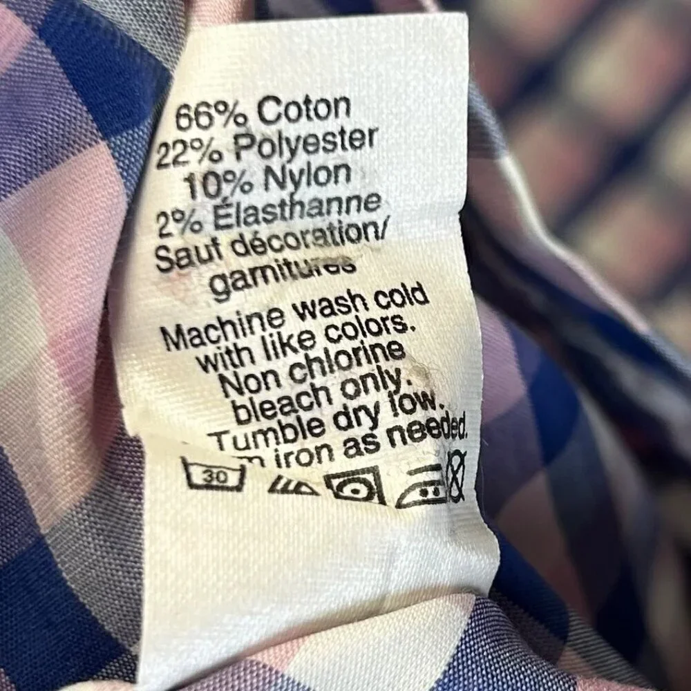J. Crew The Offshore Performance Shirt Medium Plaid Men
